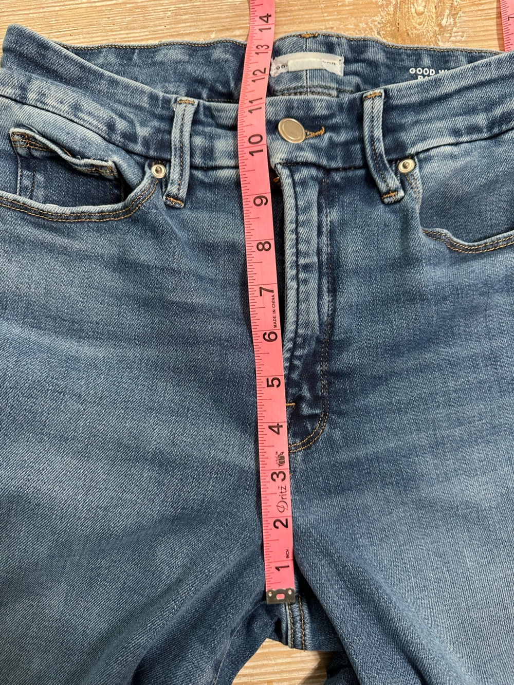 Good American Good Waist Palazzo Jeans Wide Leg High Rise 6/26 - Picture 11 of 11
